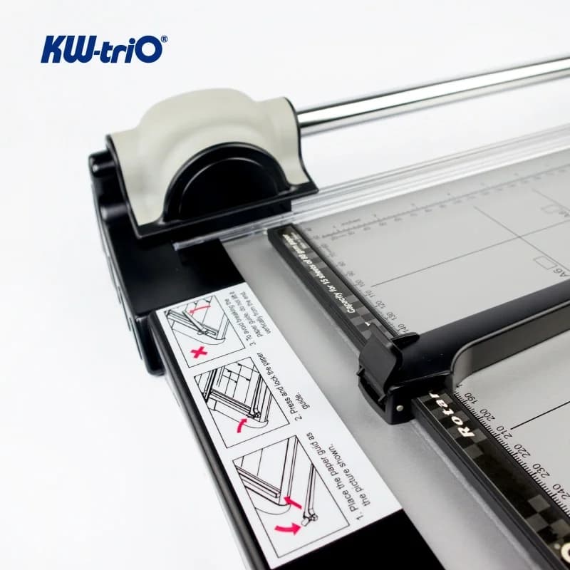Резак дисковый Kw-Trio 3020 A2/12лист./670мм/автоприжим/защитный экран