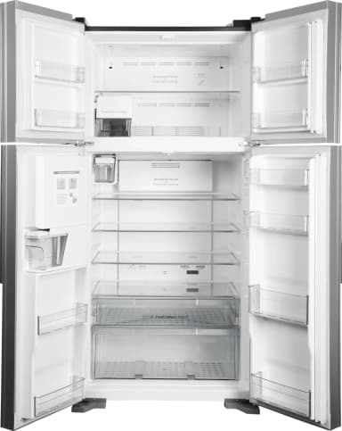 Холодильник Hitachi R-W660PUC7X GS 2-хкамерн. серебристый глянц. инвертер