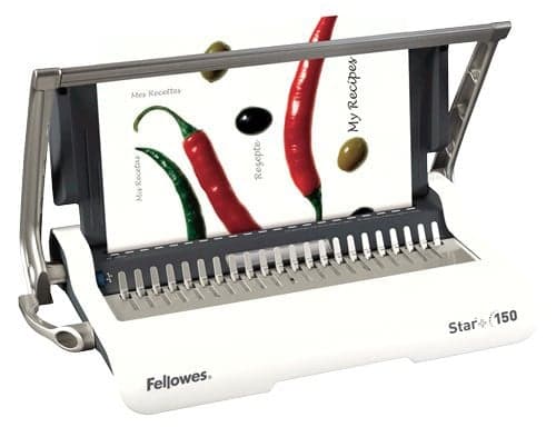 Fellowes® Переплетчик STAR+ на пластиковую пружину, сшивает до 150 лст., перфорирует 12 лст.