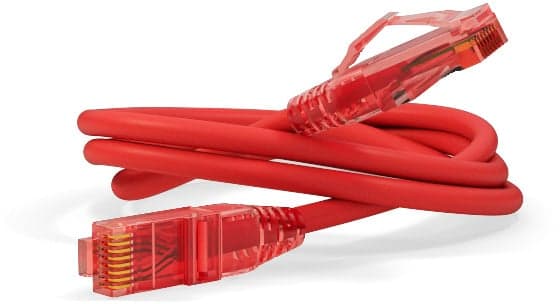 Патч-корд Hyperline PC-LPM-UTP-RJ45-RJ45-C5e-0.5M-LSZH-RD UTP RJ-45 вил.-вилка RJ-45 кат.5E 0.5м красный LSZH
