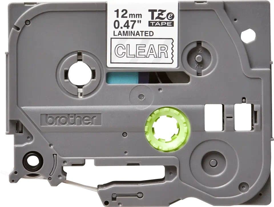 Картридж ленточный Brother TZE135 белый на прозрачном 12x8 для Brother P-Touch