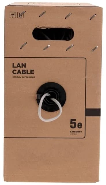 Кабель информационный Rexant 01-0146-R кат.5E F/UTP 4 пары 24AWG PE внешний 305м черный