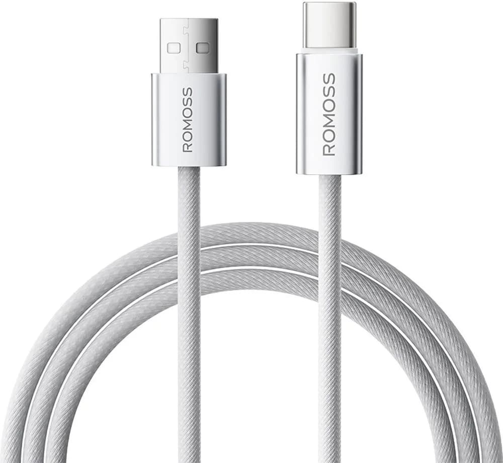Кабель Romoss CB3038 ver2.0 USB (m)-USB Type-C (m) 1.2м белый
