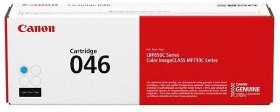 Картридж лазерный Canon 046C голубой для i-SENSYS MF732/734/735, LBP653/654 2300 страниц