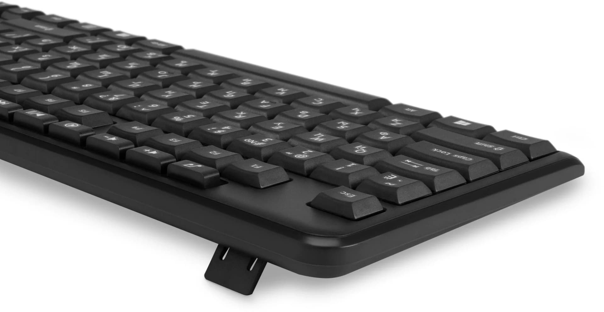 Комплект клавиатура+мышь Oklick S650 проводной, USB, 2000 DPI, чёрный