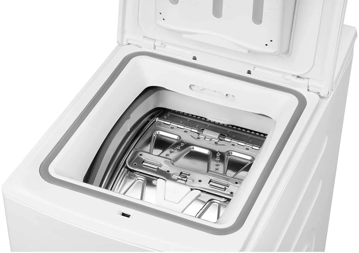Стиральная машина Midea MFE05W80B/W-RU класс: A загр.вертикальная макс.:8кг белый инвертор
