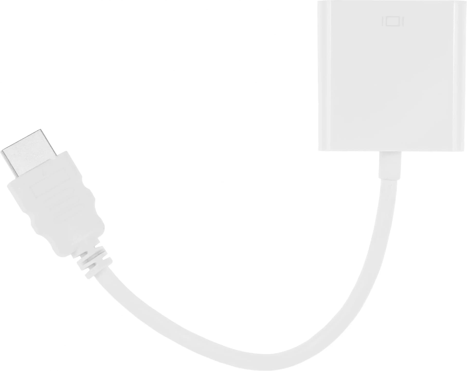 Переходник видео Premier 5-983B HDMI/VGA (f) 0.15м. черный