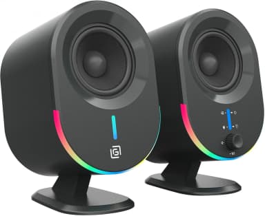 Колонки Оклик OK-303A 2.0 черный 20Вт BT