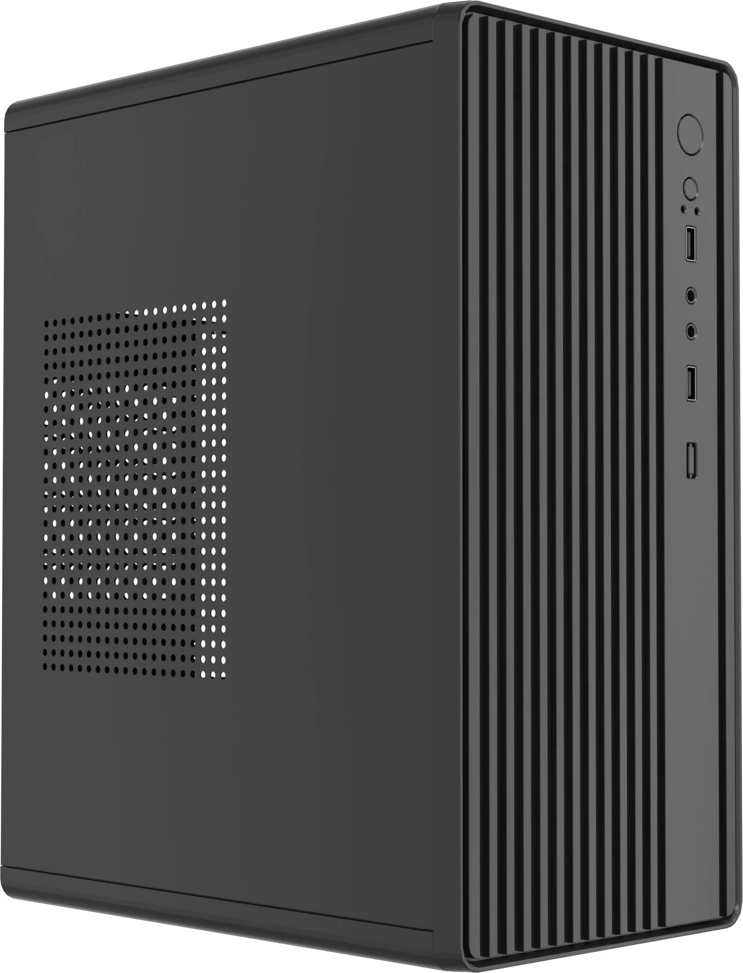 корпус Accord ACC-M258-01B black w/o PSU mATX 1x80mm 2xUSB2.0 audio