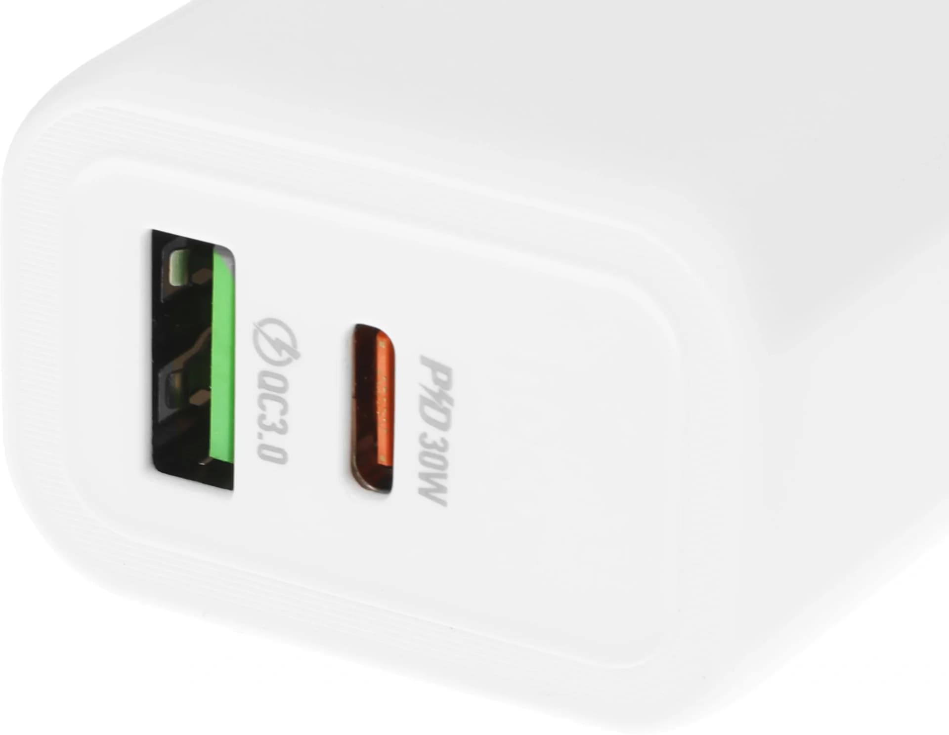 Сетевое зар./устр. Hoco N63 Gentle 30W 3A (PD+QC) USB Type-C универсальное белый