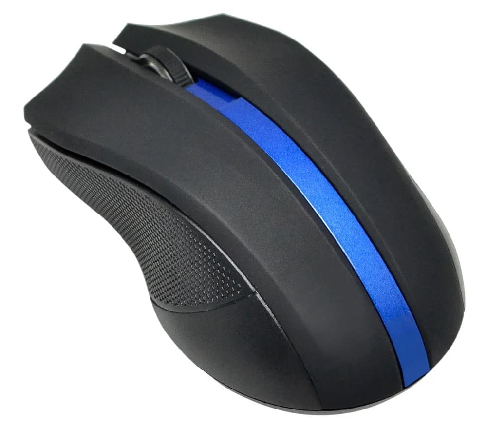 Мышь Oklick 615MW Black/Blue беспроводная