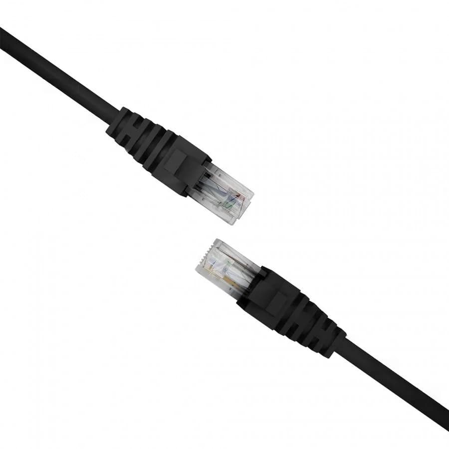 Патч-корд NTSS NTSS-PC-UTP-RJ45-5e-2.0-LSZH-BL UTP RJ-45 вил.-вилка RJ-45 кат.5E 2м черный LSZH 26AWG