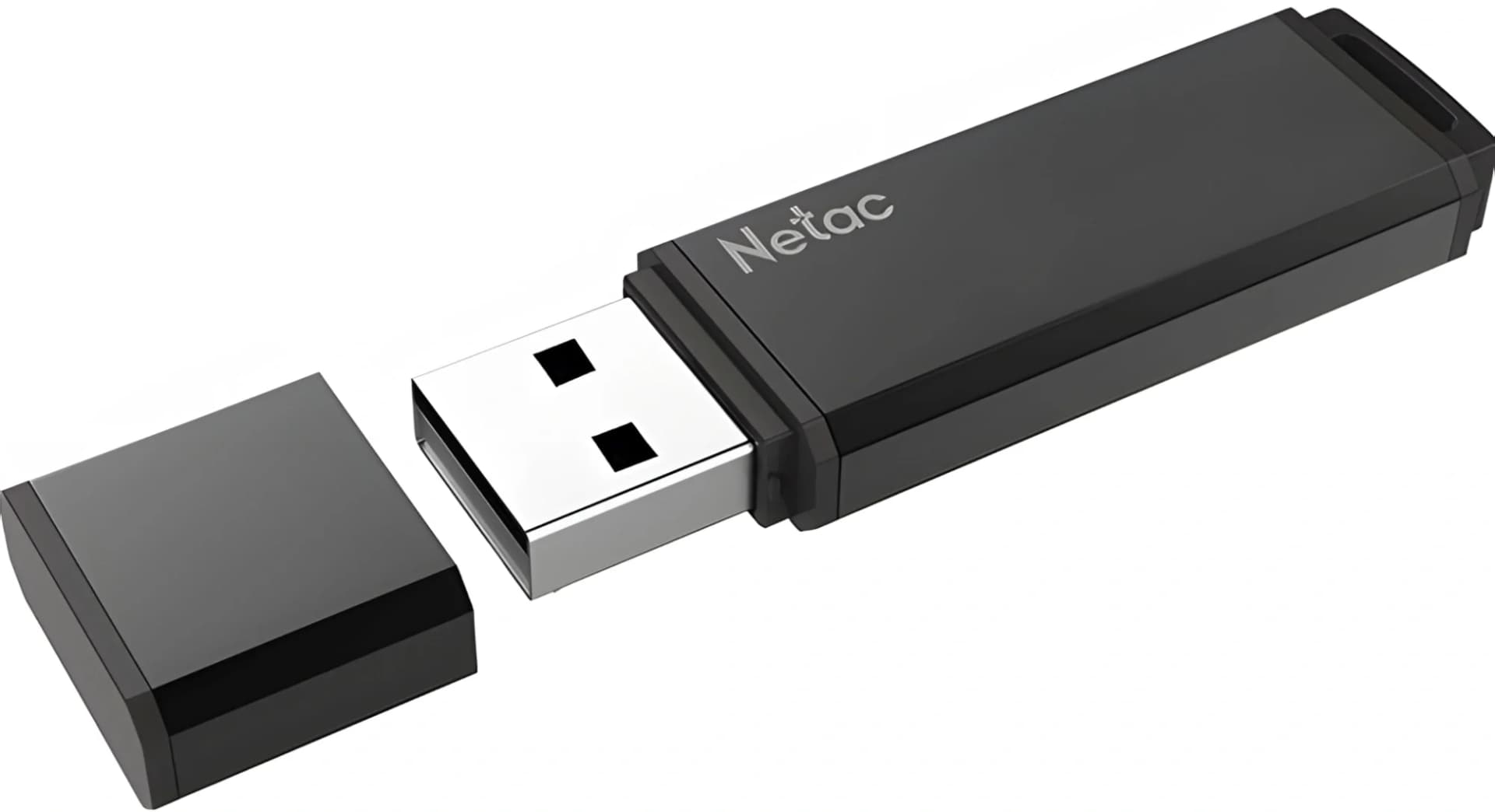 Флеш Диск Netac 64GB U351 NT03U351N-064G-20BK USB2.0 черный