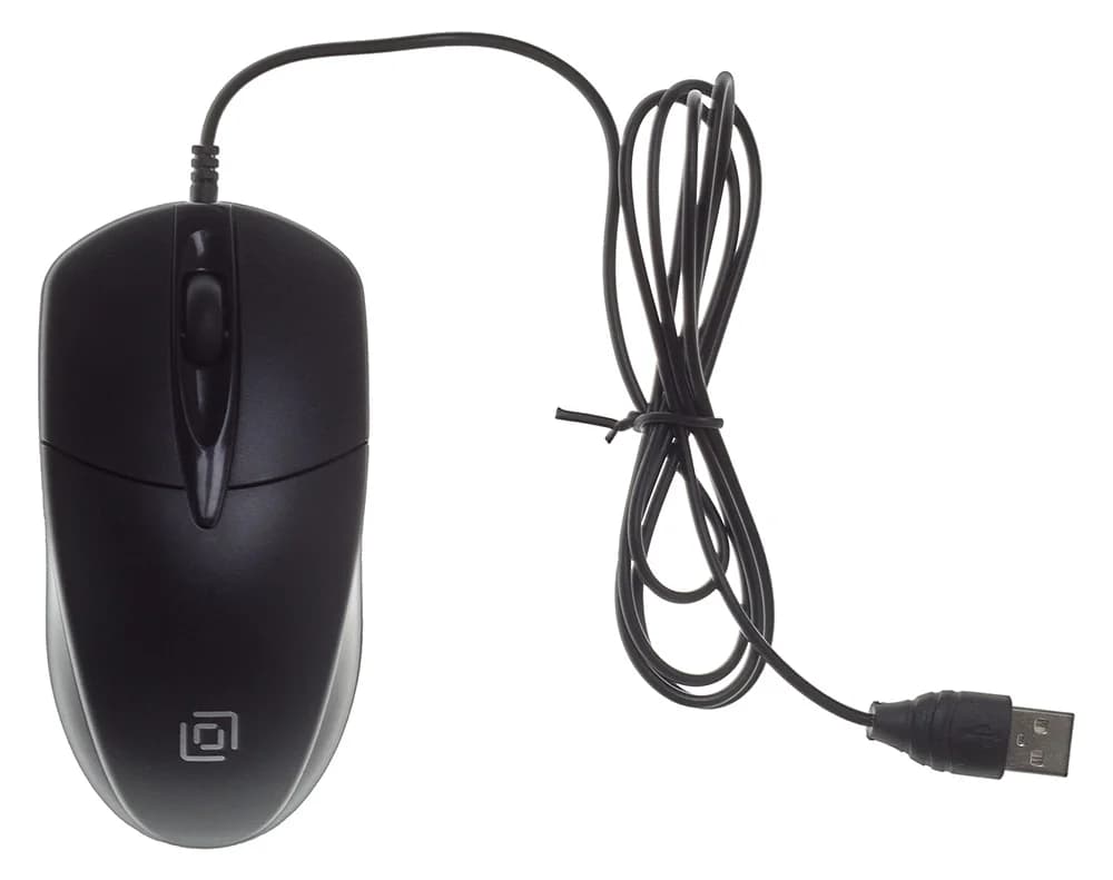 Мышь Оклик 275M черный оптическая 1200dpi USB 3but