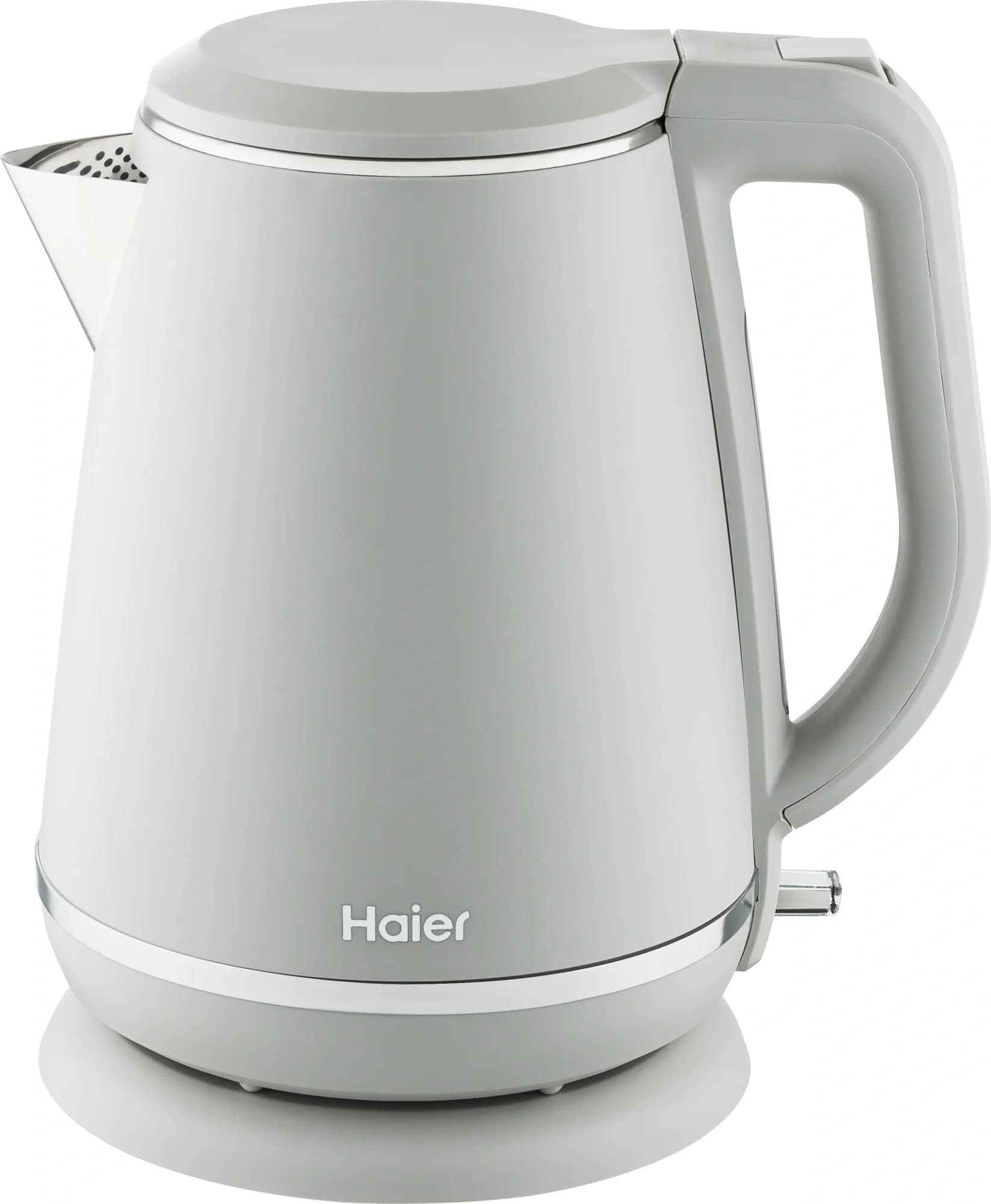 Чайник электрический Haier HK-502 1.5л. 3000Вт серый корпус: пластик (TD0029960RU)