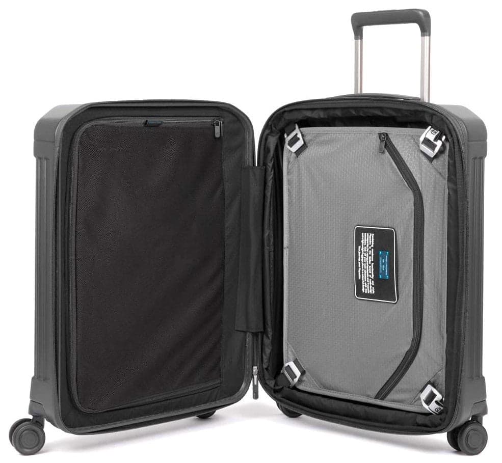Чемодан Piquadro PQ LIGHT (BV5398PQL/NO) 40x55x23см 42л. 2.01кг. поликарбонат черный матов.