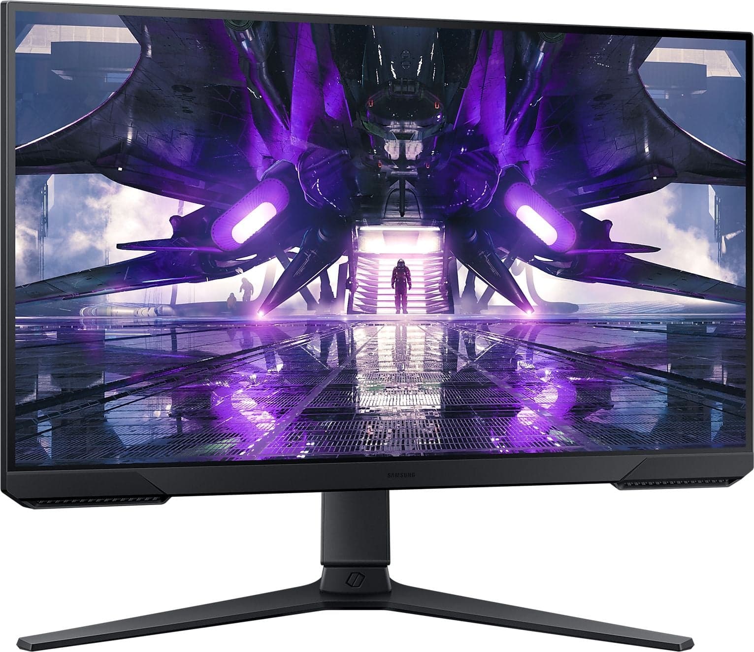 Монитор Samsung 24" Odyssey G3 S24AG320NI черный VA LED 1ms 16:9 HDMI полуматовая HAS Piv 3000:1 250cd 178гр/178гр 1920x1080 165Hz FreeSync Premium DP FHD 4.5кг