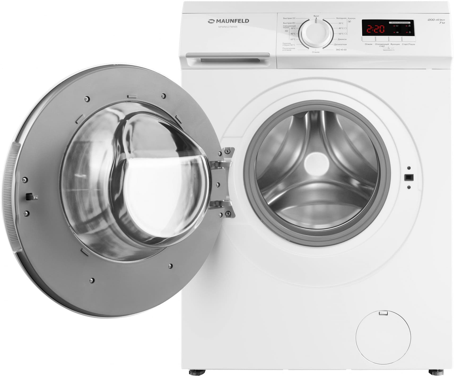 Стиральная машина Maunfeld MFWM127WH05 класс: A++ загр.фронтальная макс.:7кг белый