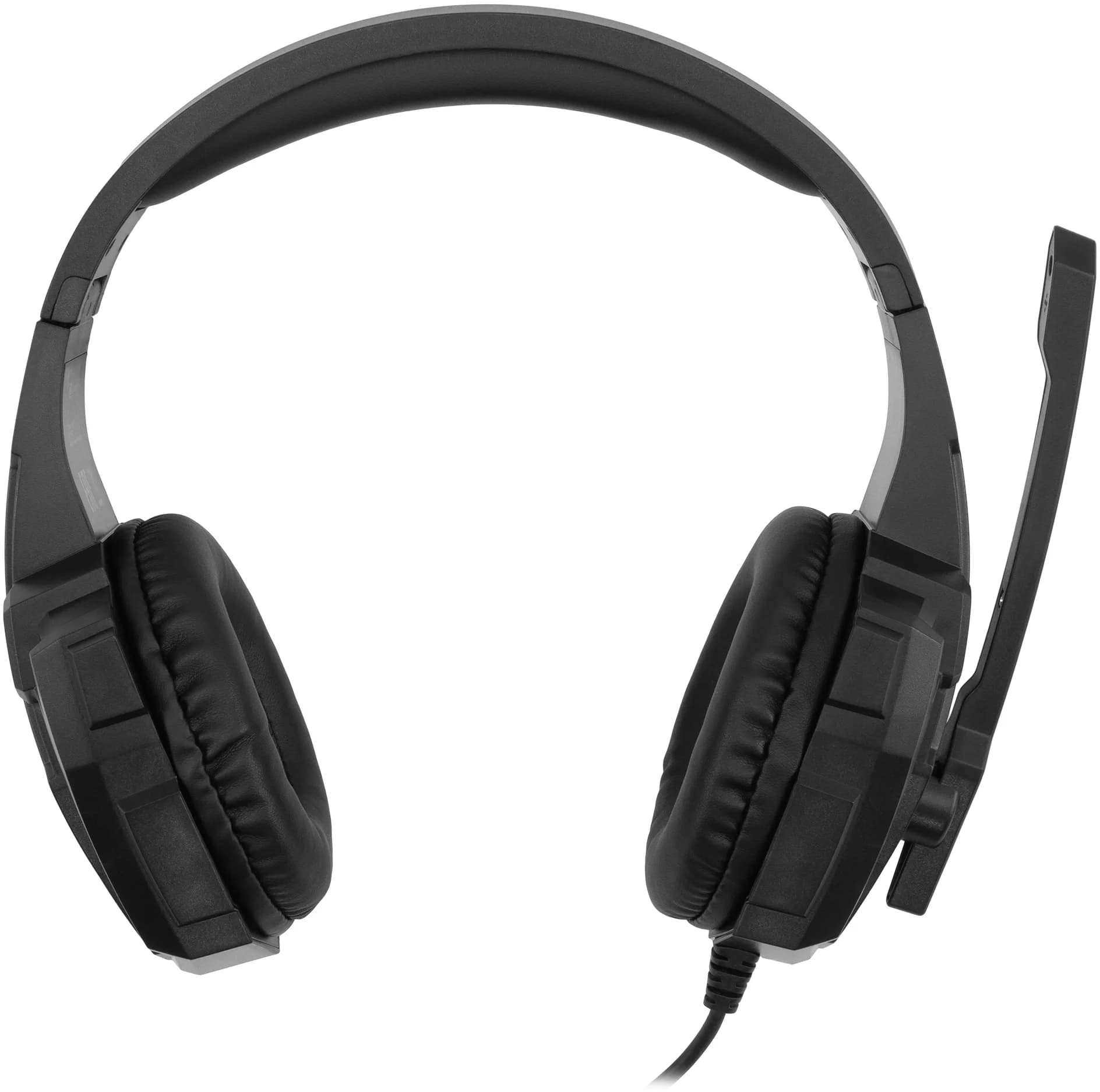 Гарнитура Oklick HS-L355G чёрный, проводная, 3.5 мм, подсветка