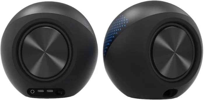 Колонки Creative Pebble X 2.0 черный 30Вт BT портативные