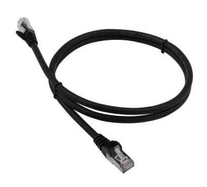 Патч-корд Патч-корд LANMASTER LSZH SFTP кат.6A, 1.0 м, черный