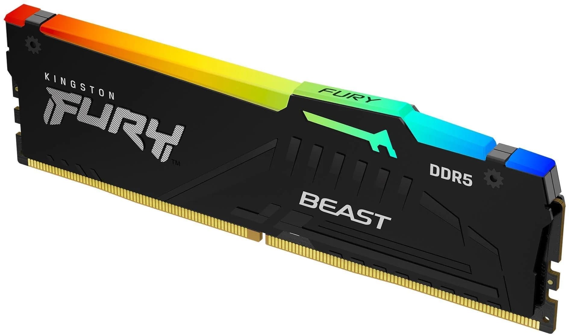 Память оперативная/ Kingston 8GB 5600MT/s DDR5 CL40 DIMM FURY Beast RGB XMP