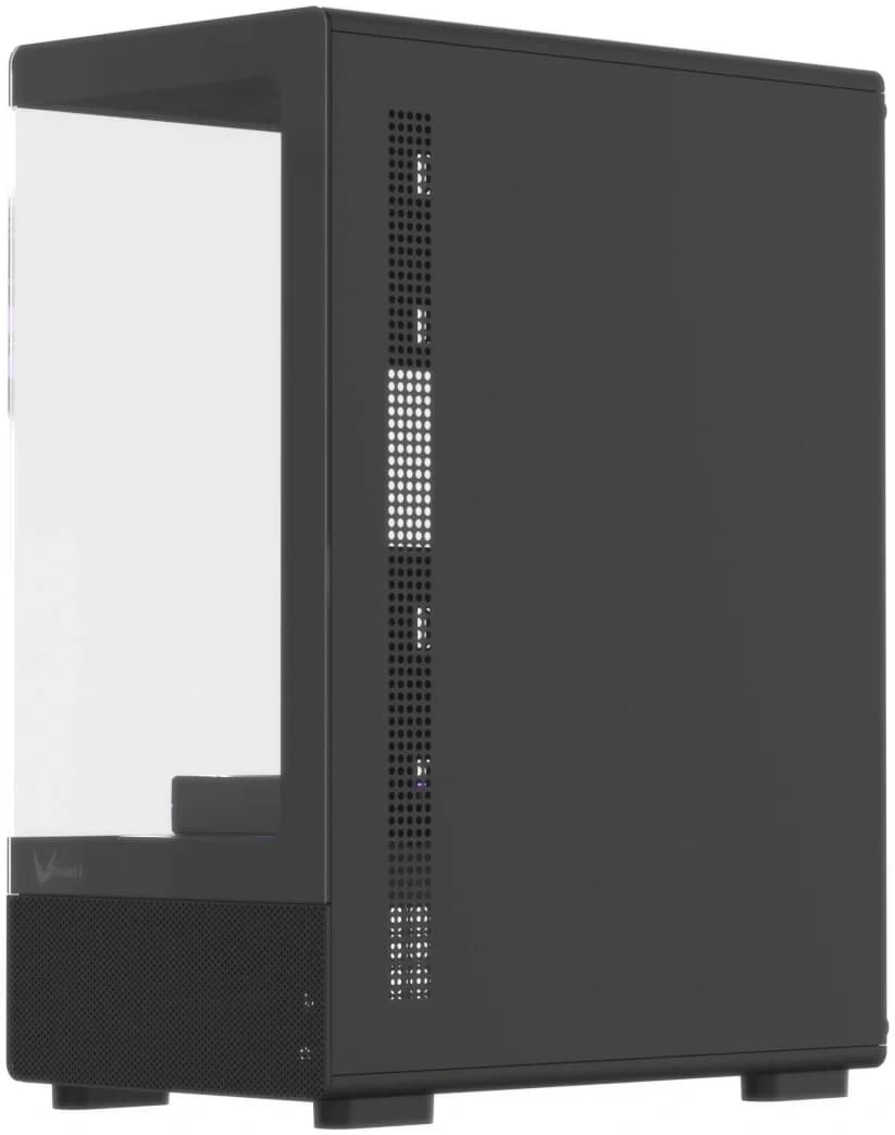 Корпус Formula Crystal Z1CM v2 черный без БП mATX 5x120мм 1xUSB3.0 audio bott PSU