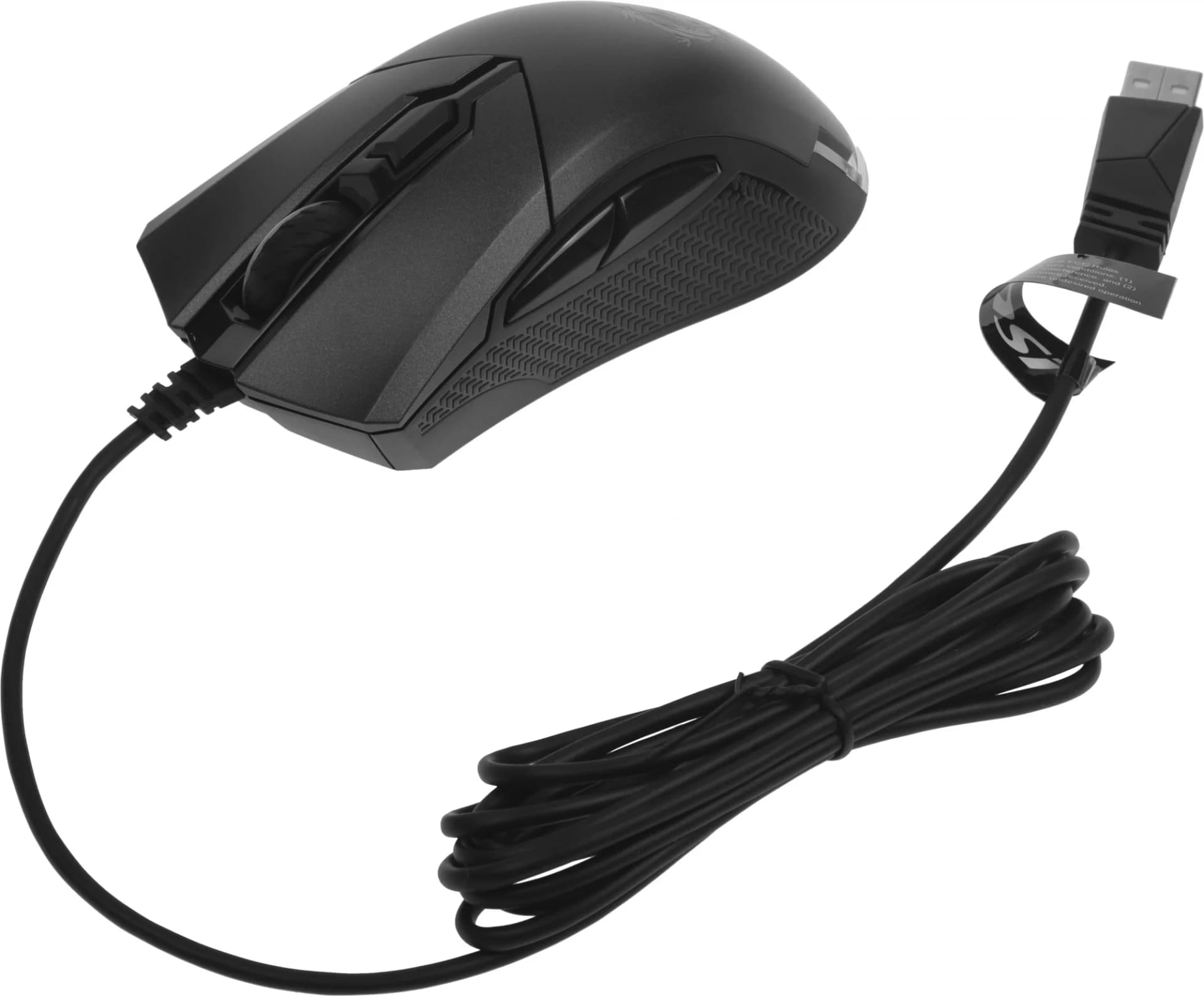 Мышь MSI Clutch GM50 черный оптическая 7200dpi USB 6but (S12-0401770-PA3)