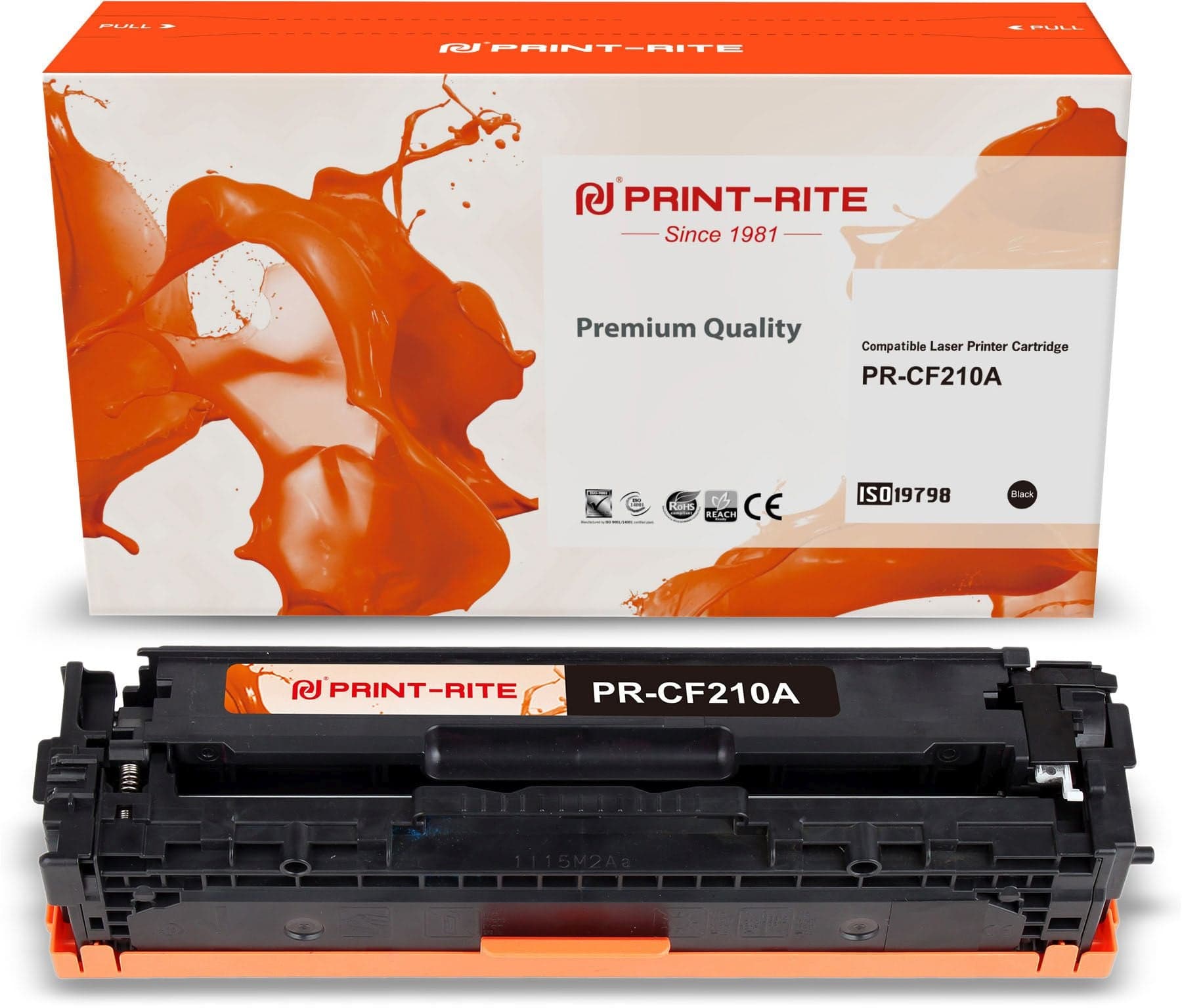 Картридж лазерный Print-Rite TFH992BPU1J PR-CF210A CF210A черный (1600 стр.) для HP LJ Pro 200/M251/M276