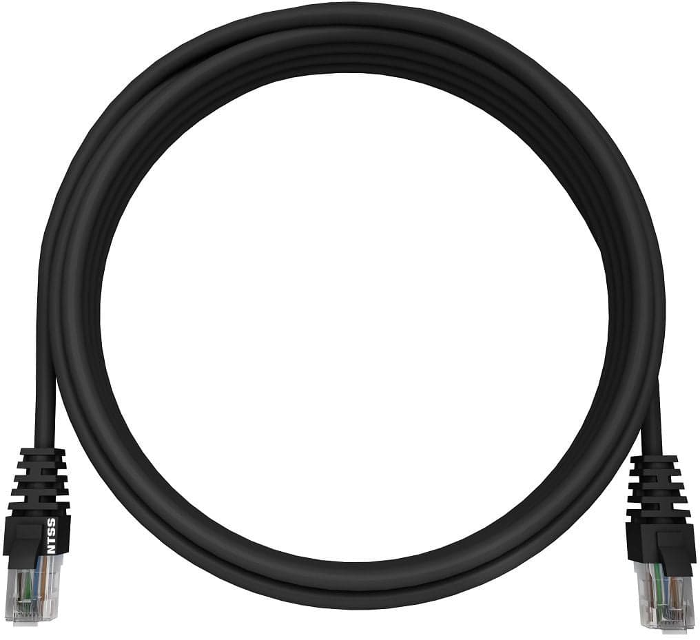 NTSS Патч-корд NTSS-PC-UTP-RJ45-5e-0.5-LSZH-BL UTP кат.5E 0.5м черный