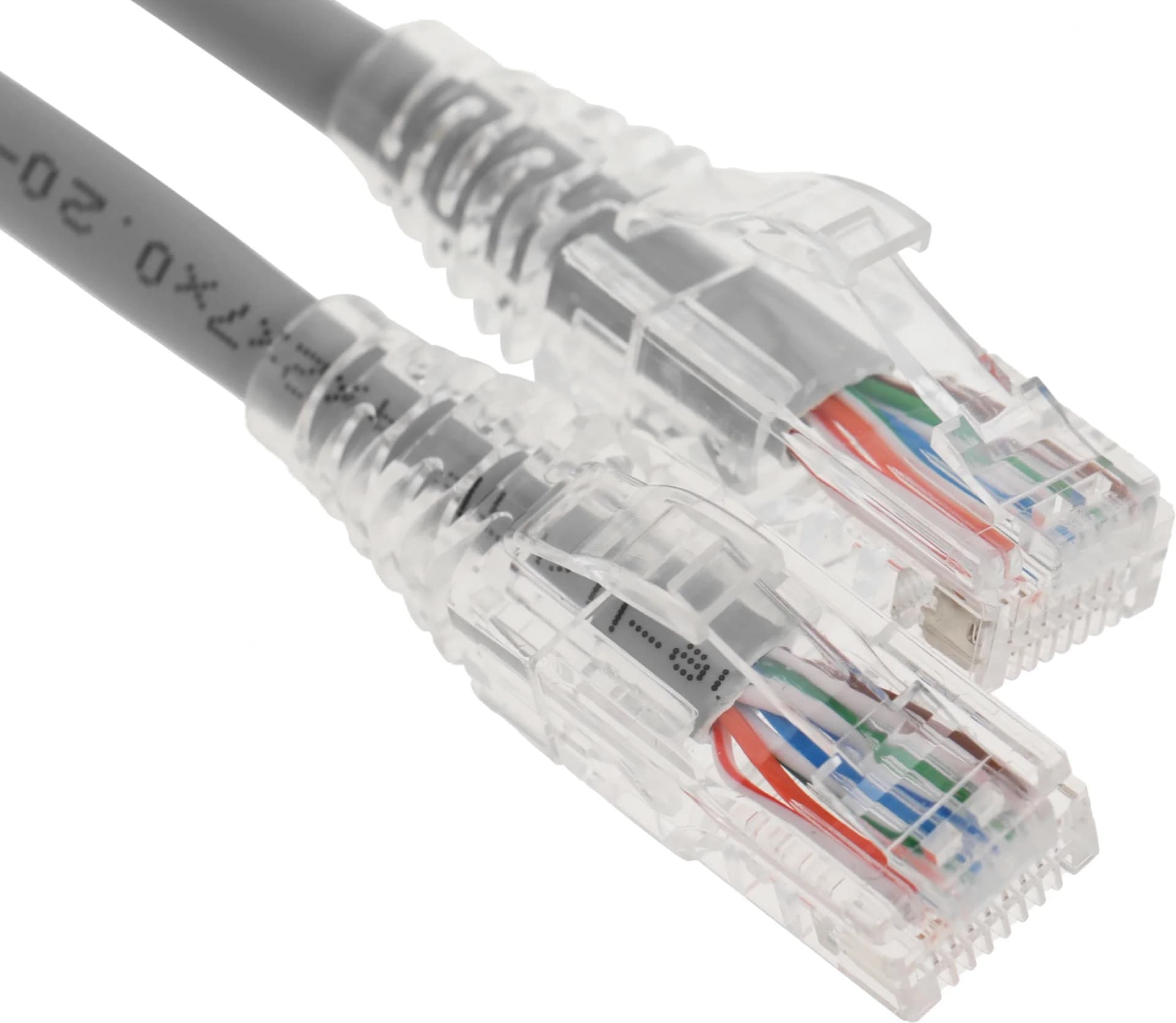Патч-корд WRline WR-PC-RJ45-UTP-5E-0.3-GY UTP RJ-45 вил.-вилка RJ-45 cat.5e 0.3м серый LSZH (уп.:1шт)