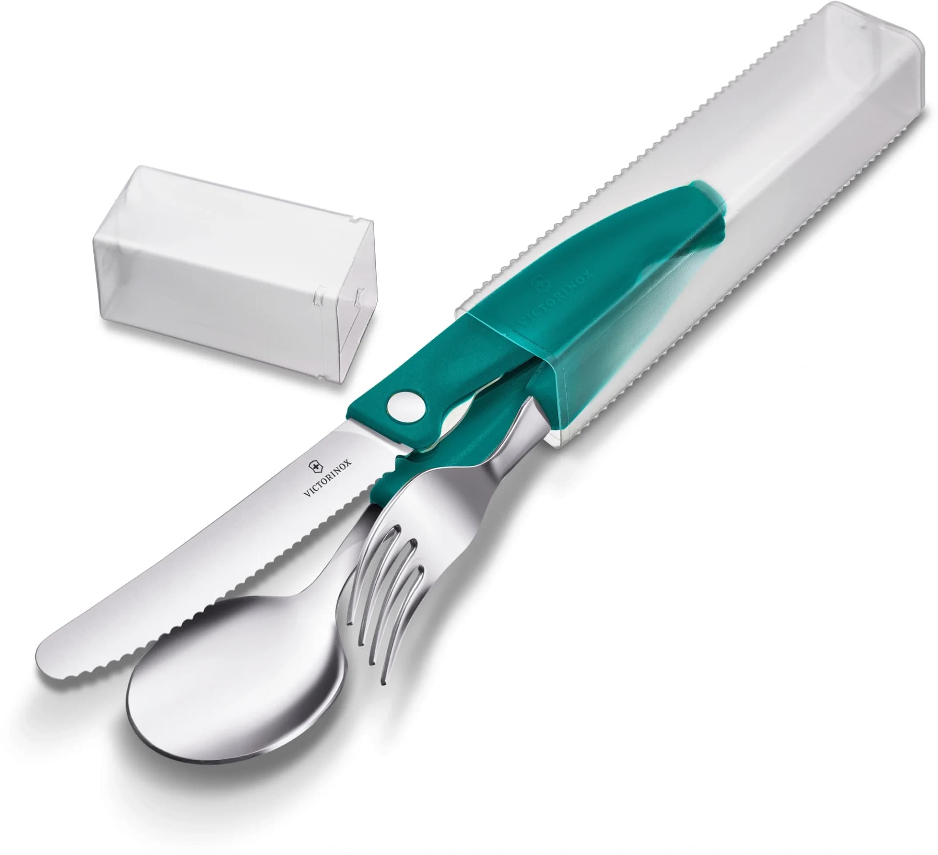 Набор столовых приборов Victorinox Swiss Classic для пикника/офиса набор из 3предм. зеленый (6.7194.3FC1)