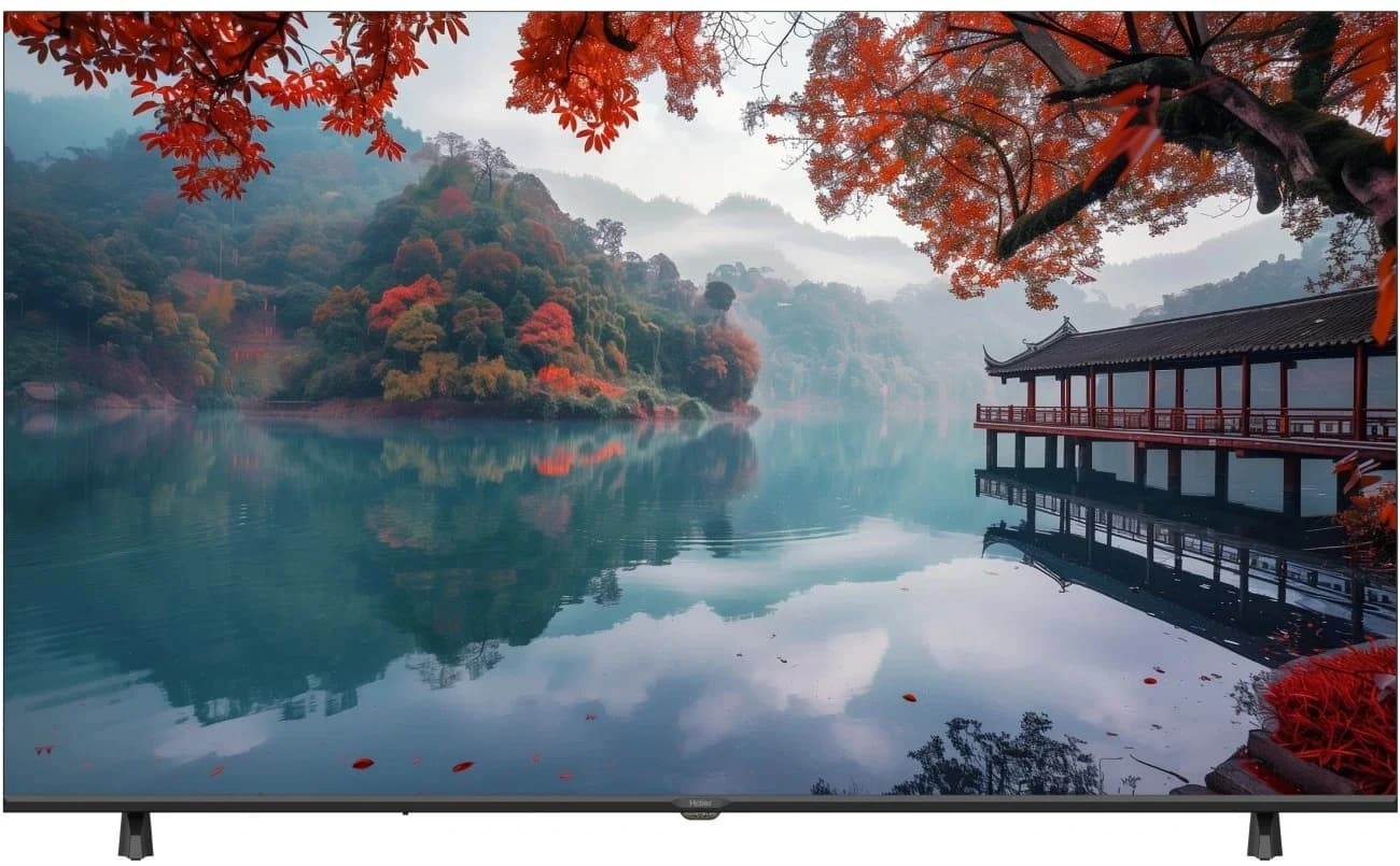 Телевизор LED Haier 50" LED H1 Frameless черный 4K Ultra HD 60Hz MEMC DVB-T DVB-T2 DVB-C DVB-S2 USB WiFi Smart TV