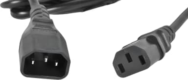 Шнур питания Rem R-10-Cord-C13-C14-3 C13-С14 проводник.:3x1мм2 3м 220В 10А (упак.:1шт) черный