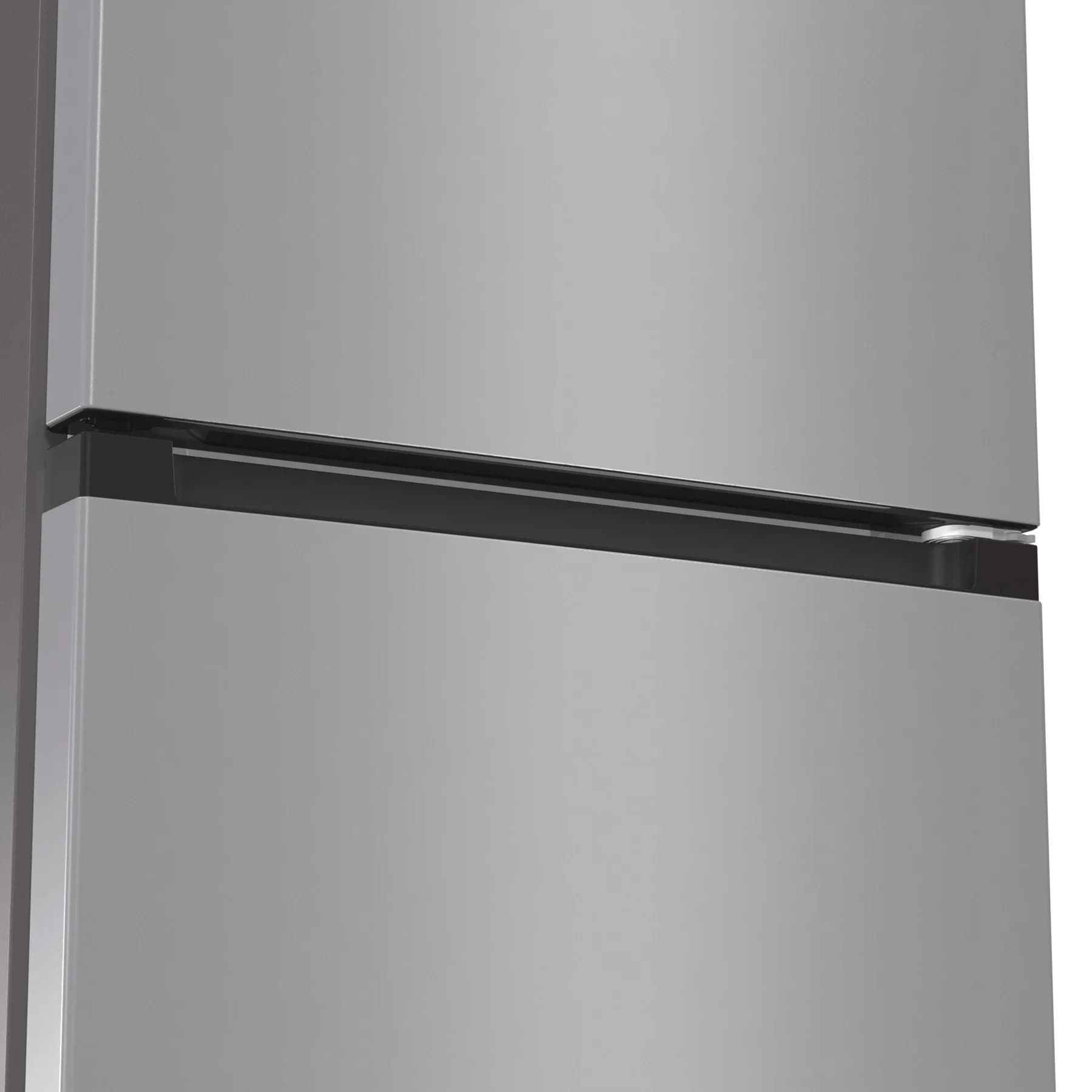 Холодильник Gorenje NRK6201PS4 серебристый металлик двухкамерный 235/96л морозилка снизу, No Frost