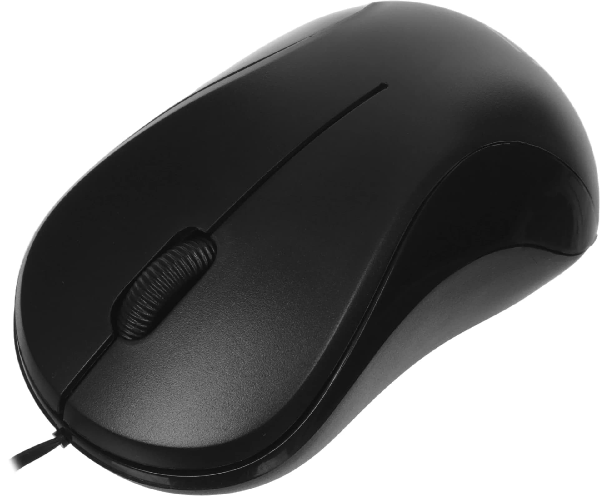 Мышь Оклик 115SR черный оптическая (1000dpi) USB для ноутбука (3but)