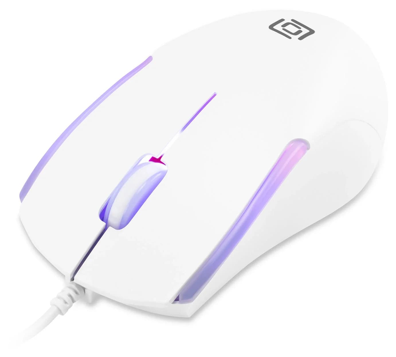 Мышь Оклик 245M белый оптическая (1000dpi) USB (3but)
