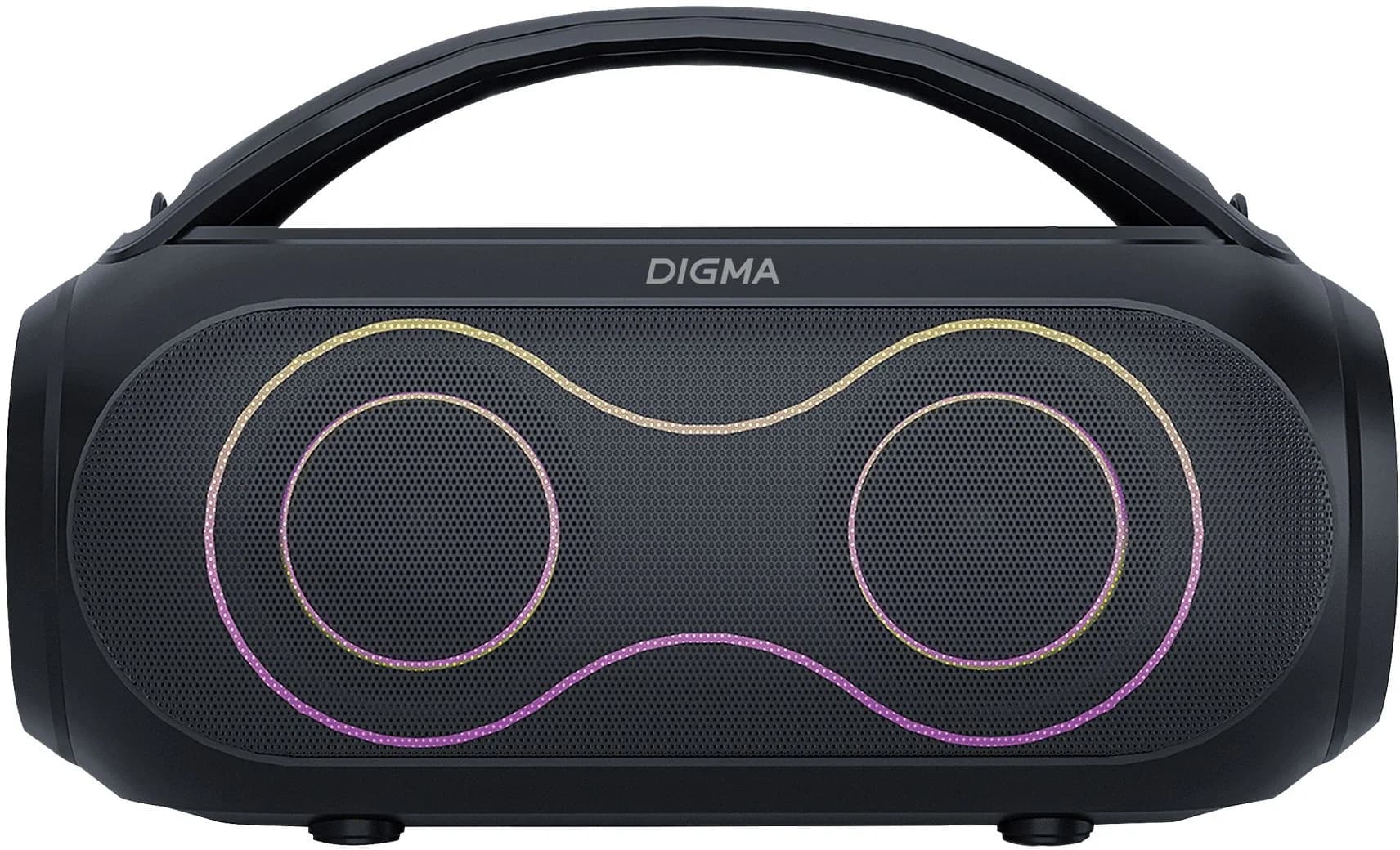 Колонка порт. Digma D-PS1532 черный 60W 2.0 BT 10м 3600mAh (PS1532B)