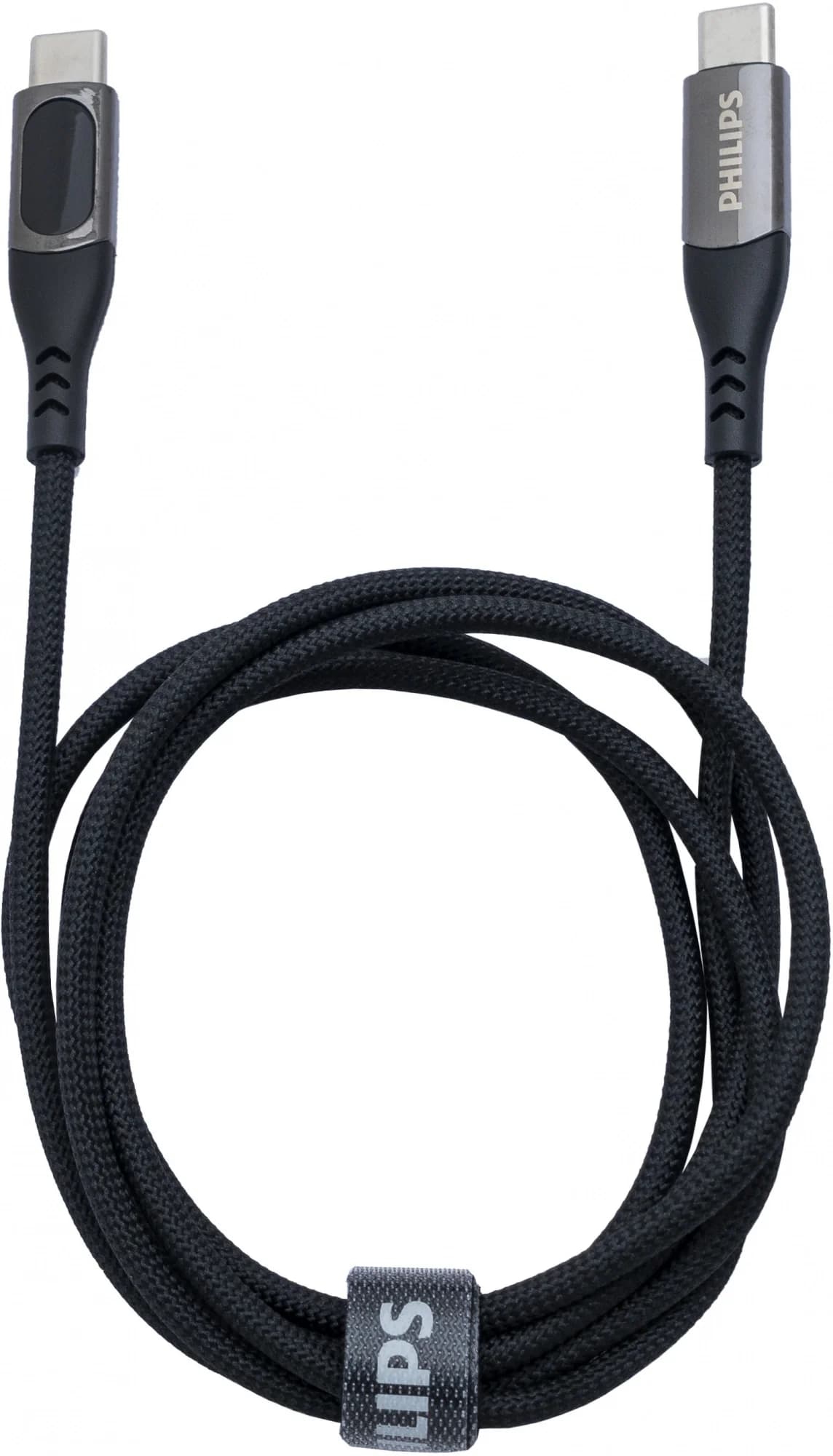 Кабель Philips DLC9060 USB Type-C (m)-USB Type-C (m) 1.2м черный коробка (упак.:1шт)