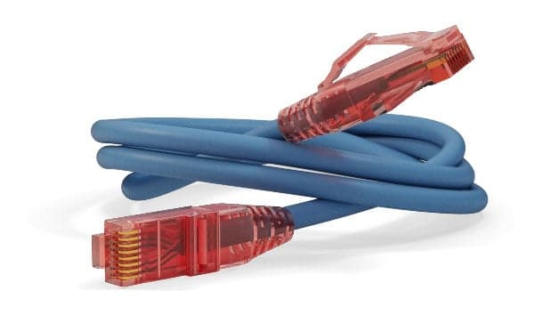 Патч-корд Hyperline PC-LPM-UTP-RJ45-RJ45-C5e-0.15M-LSZH-BL UTP RJ-45 вил.-вилка RJ-45 кат.5E 0.15м синий LSZH 24AWG