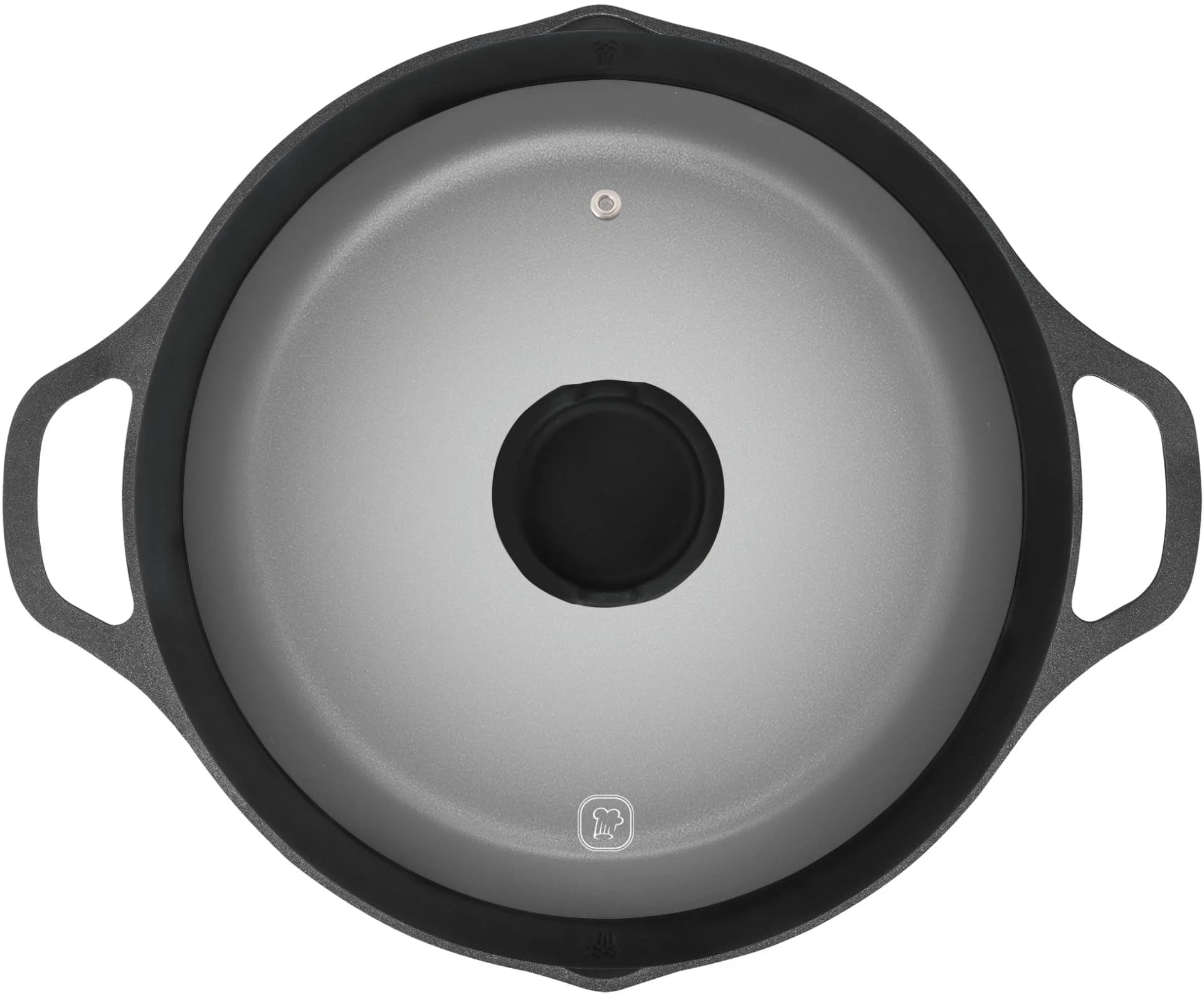 Сотейник Rondell Pacific RDA-1907 d=28 см (с крышкой) графитовый