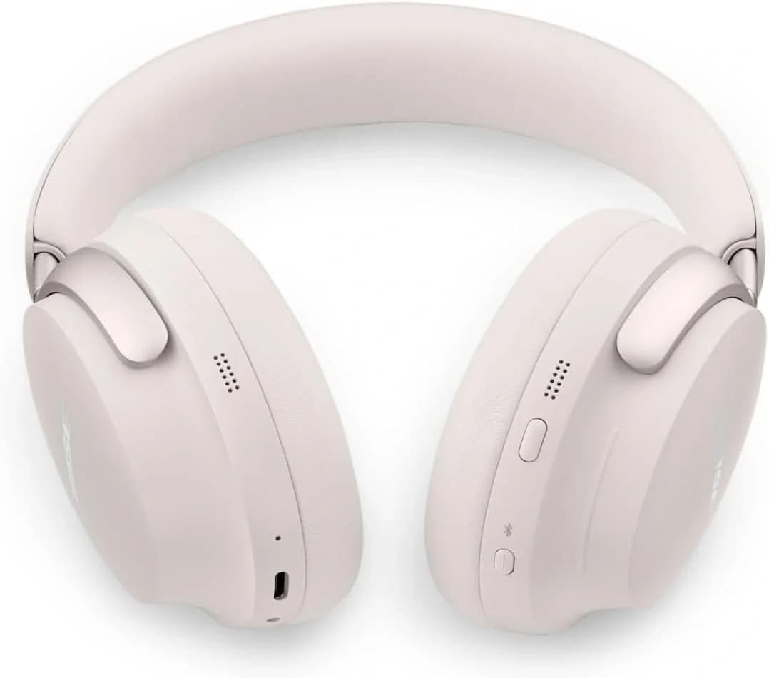 Беспроводные/проводные наушники Bose QuietComfort Ultra белый, полноразмерные, Bluetooth + проводной, активное шумоподавление, до 24 ч