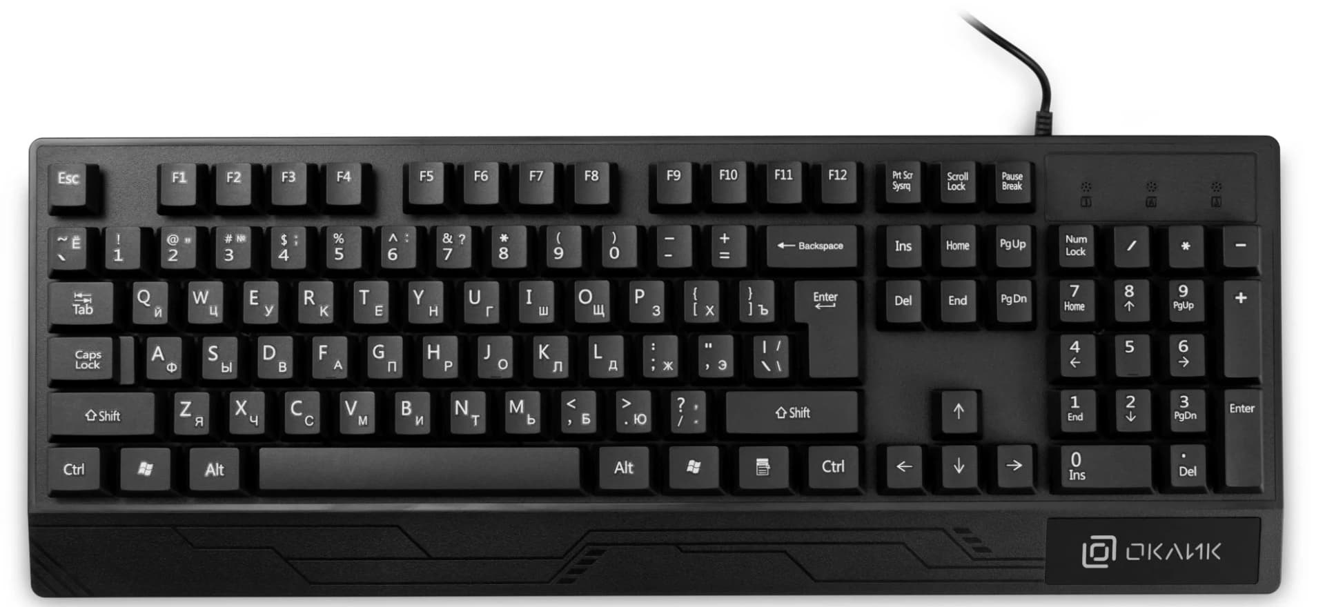 Клавиатура Oklick 115M Black