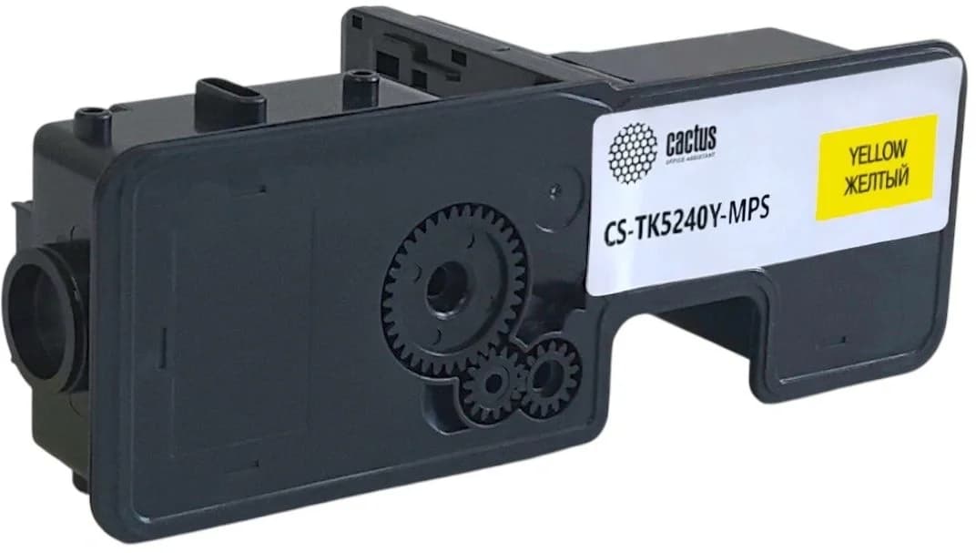 -/ Картридж лазерный Cactus CS-TK5240Y-MPS желтый (6000стр.) для Kyocera Ecosys M5526cdn/M5526cdw/P5026cdn/P5026cdw