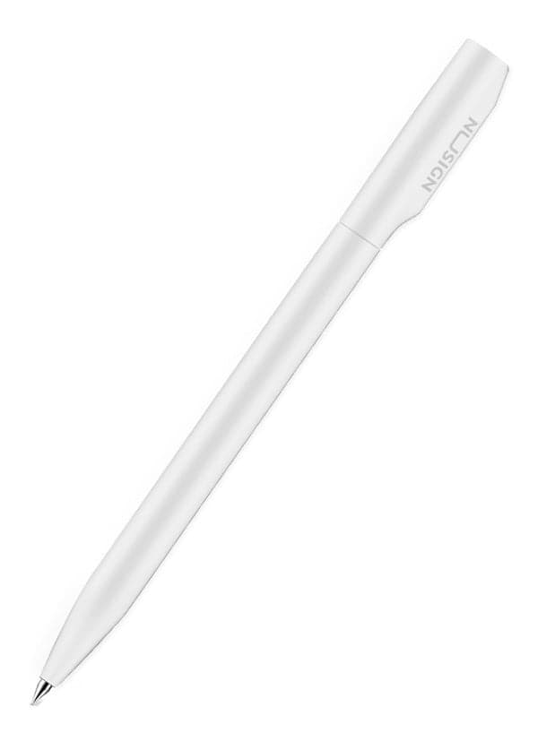 Ручка гелев. Deli Nusign NS552white белый черн. черн. линия 0.5мм
