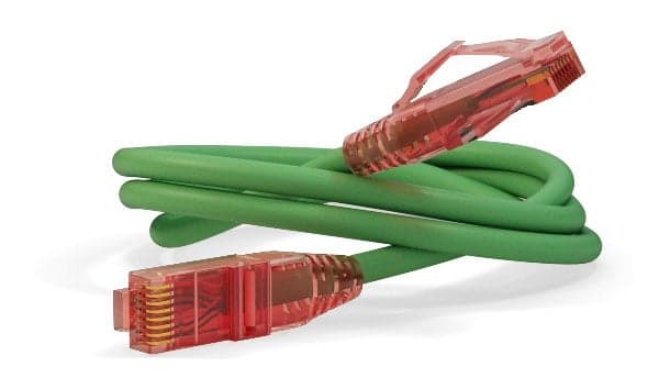 Патч-корд Hyperline PC-LPM-UTP-RJ45-RJ45-C5e-1M-LSZH-GN UTP RJ-45 вил.-вилка RJ-45 кат.5E 1м зеленый LSZH 24AWG