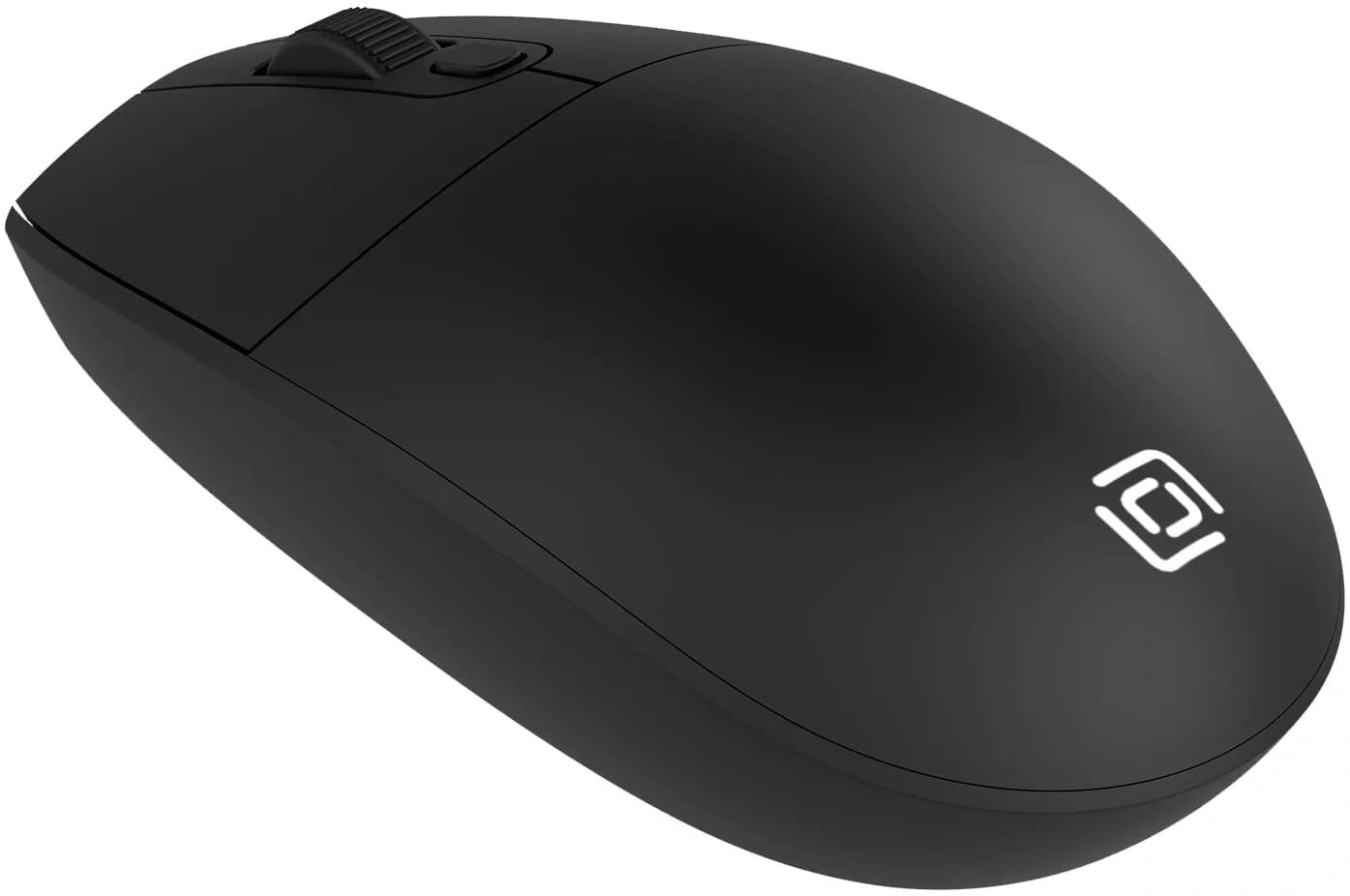 Мышь Оклик 201MW черный оптическая 1600dpi беспров. USB 4but