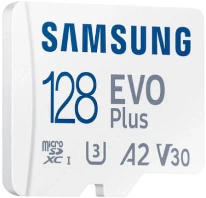 Карта памяти 128GB MicroSD Samsung EVO Plus + SD адаптер (MB-MC128SA)
