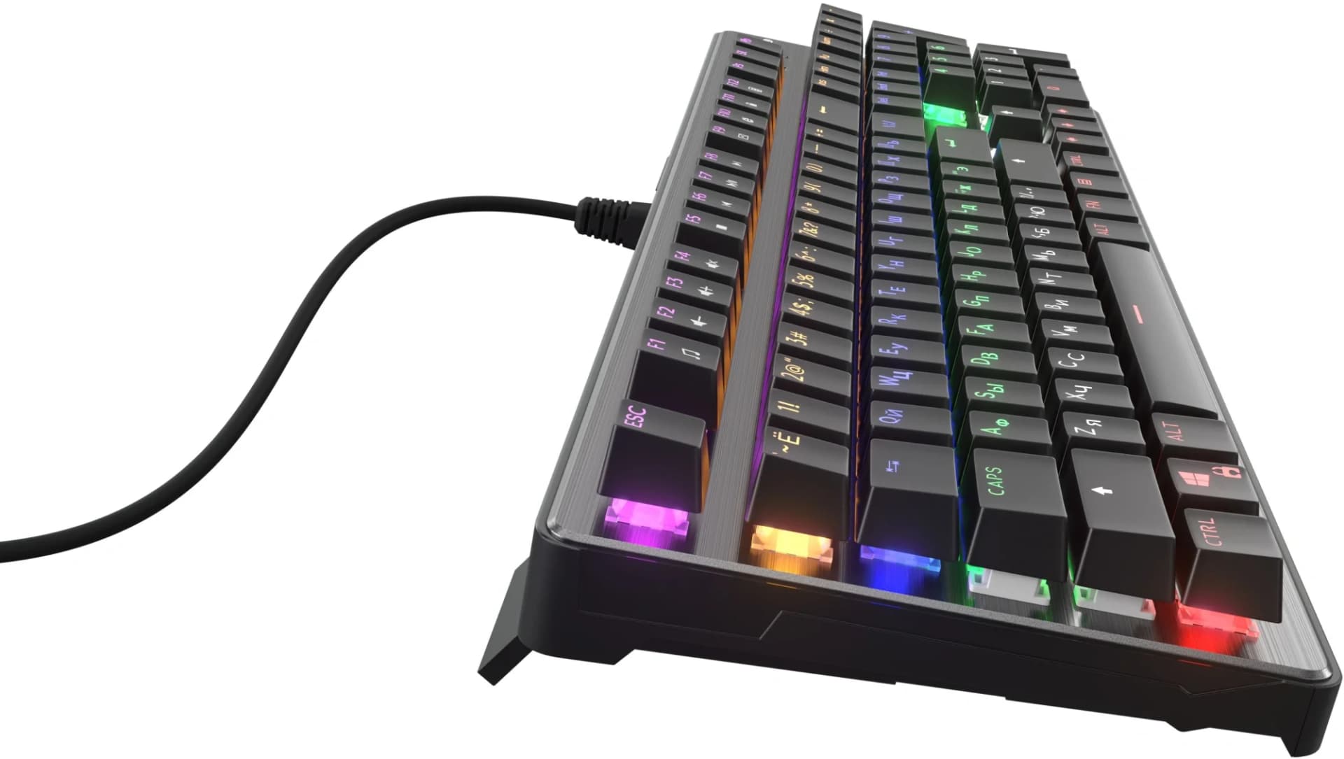 Клавиатура OKLICK 970G Black/Silver USB