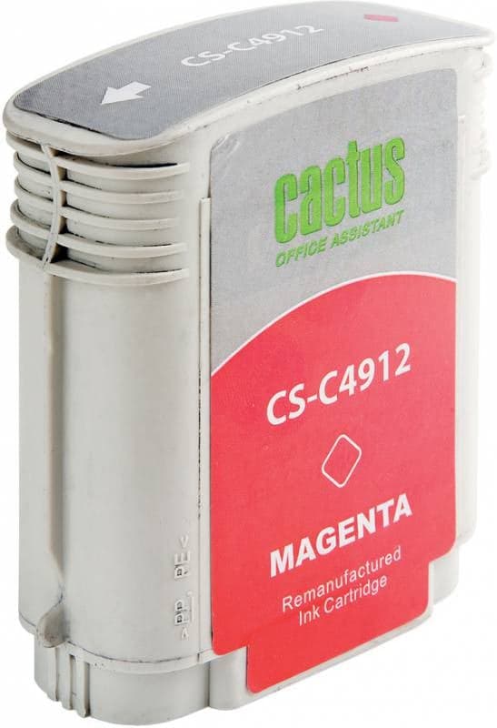 Cactus CS-C4912 Картридж струйный №82 пурпурный 72мл для HP DesignJet 500/800C